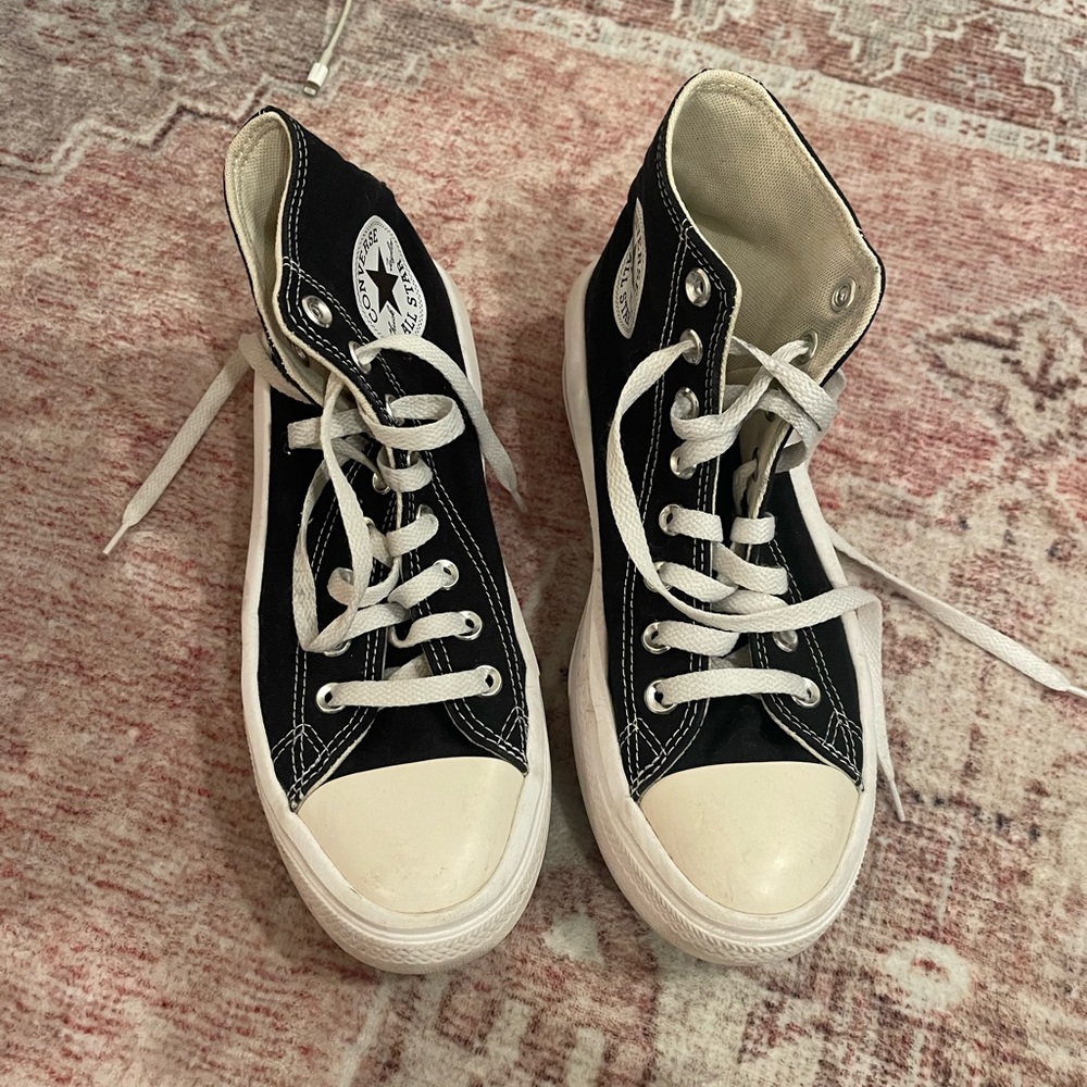 High top platform converse